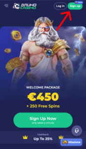 application bruno casino